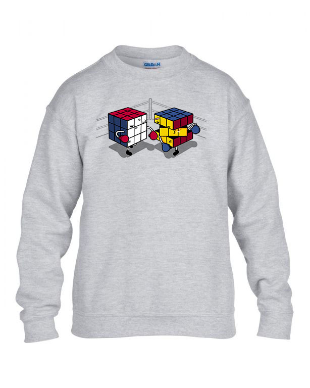 rubik kocka rubics cube Sportszürke Gyerek Pulóver