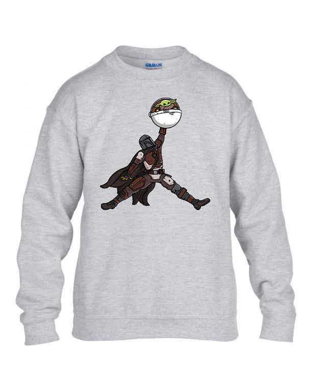 baba yoda a mandalorian the child Sportszürke Gyerek Pulóver
