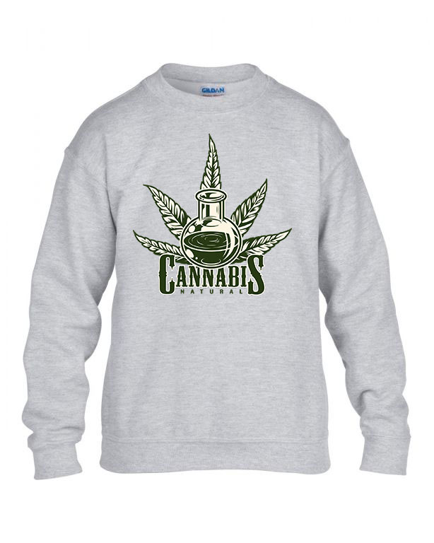 cannabis kanabisz marihuána Sportszürke Gyerek Pulóver