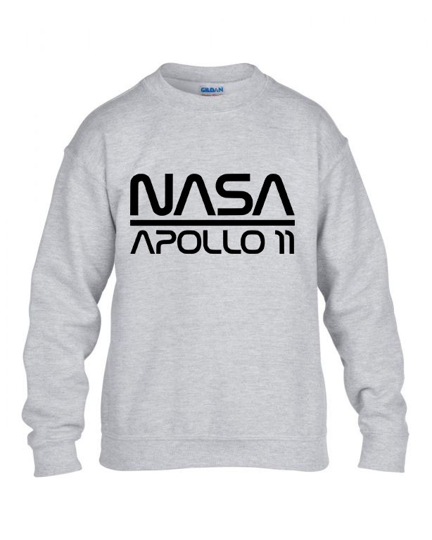 nasa apollo 11 Sportszürke Gyerek Pulóver