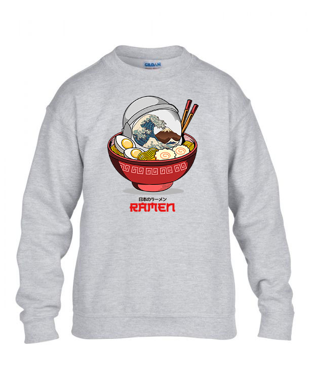 japán ramen Sportszürke Gyerek Pulóver