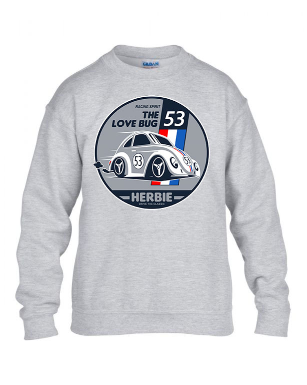 herbie bogárhatú Sportszürke Gyerek Pulóver