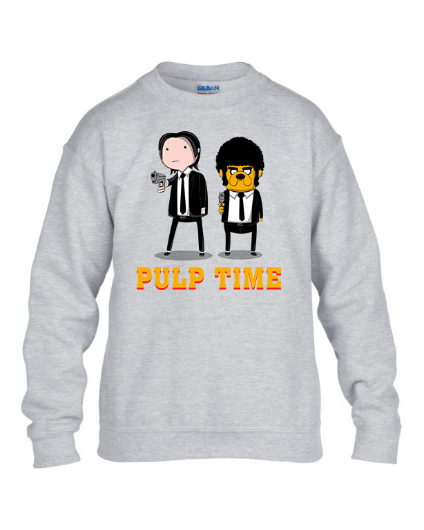 adventure time pulp fiction Sportszürke Gyerek Pulóver