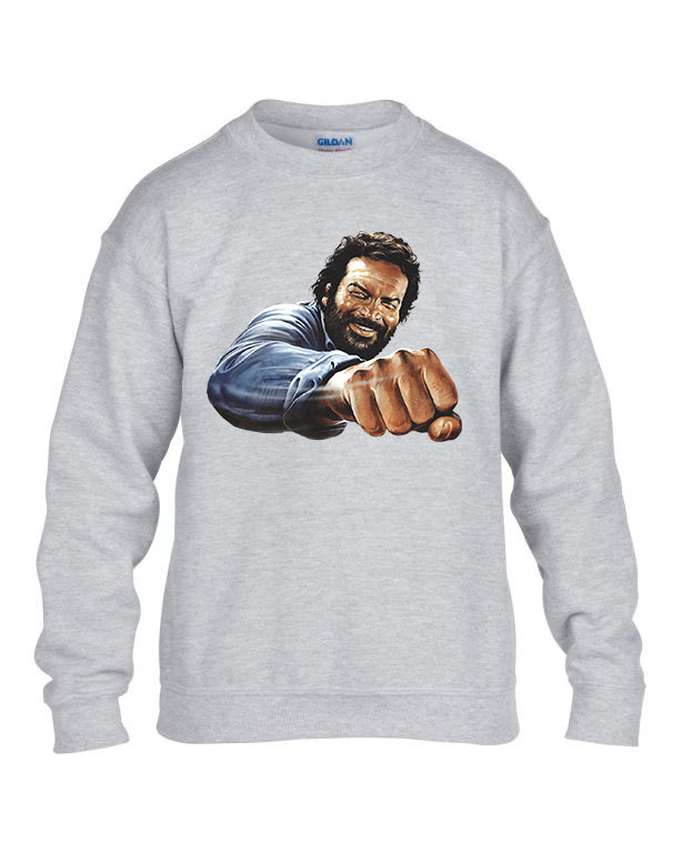 bud spencer pofon Sportszürke Gyerek Pulóver