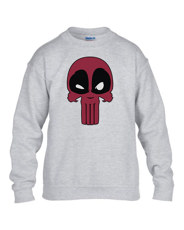 deadpool Sportszürke Gyerek Pulóver