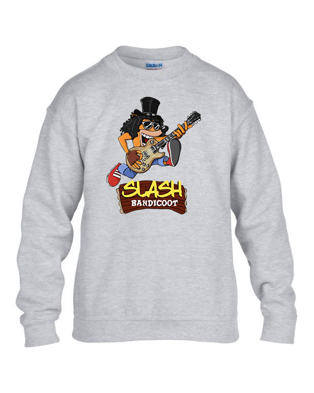 crash bandicoot Sportszürke Gyerek Pulóver