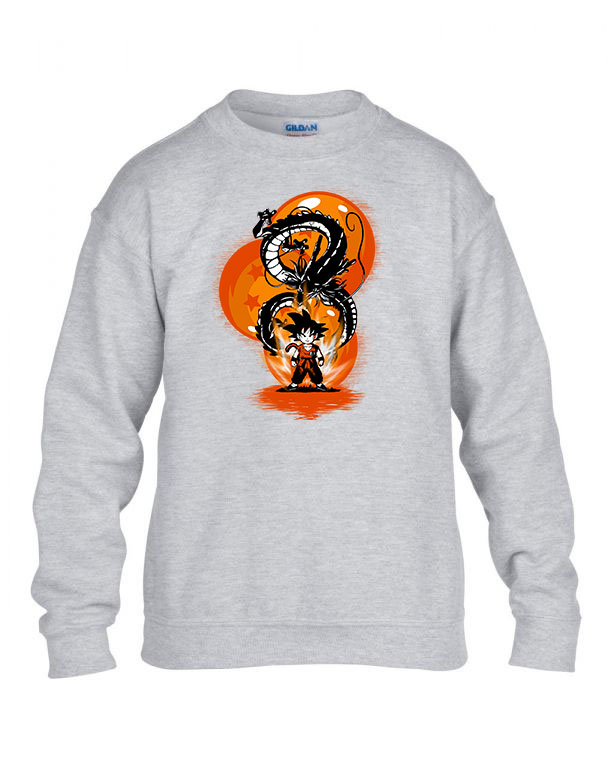 son goku dragon ball Sportszürke Gyerek Pulóver