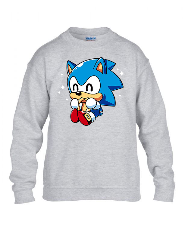 baba sonic Sportszürke Gyerek Pulóver