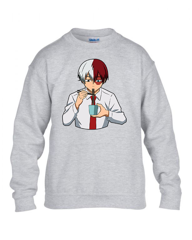 todoroki shoto Sportszürke Gyerek Pulóver