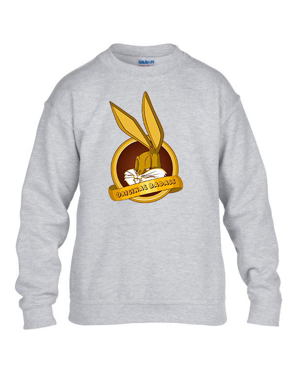Bugs Bunny Tapsi Hapsi Sportszürke Gyerek Pulóver