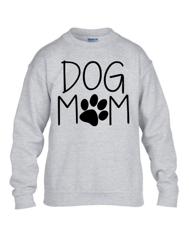 dog mom kutya kutyás Sportszürke Gyerek Pulóver