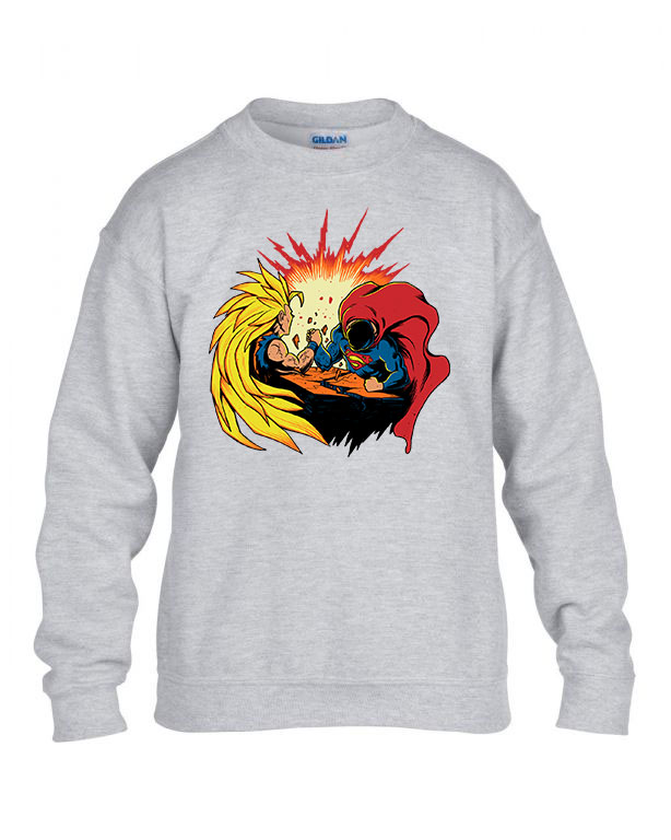 son goku superman Sportszürke Gyerek Pulóver
