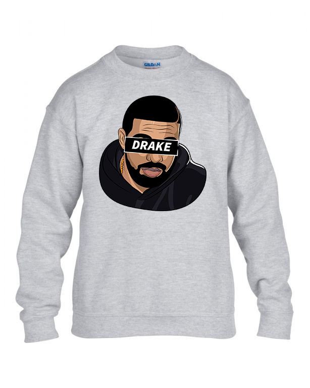 Drake Sportszürke Gyerek Pulóver