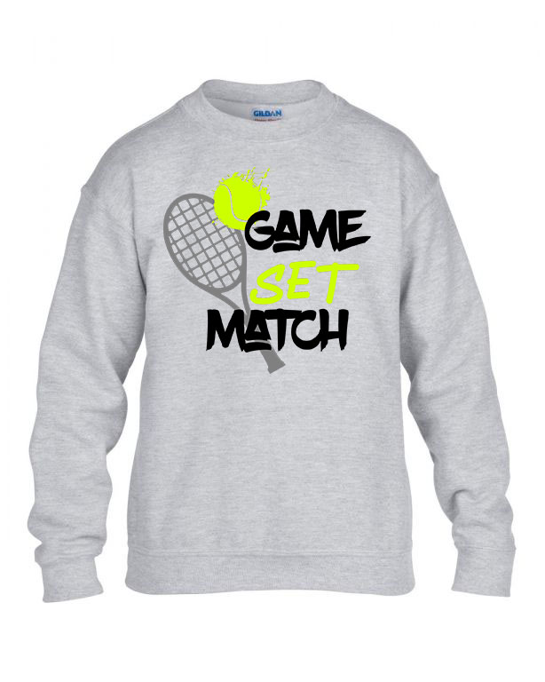 tennis tenisz Sportszürke Gyerek Pulóver