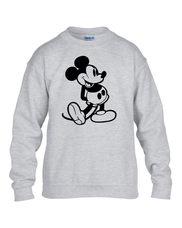 mickey egér Sportszürke Gyerek Pulóver