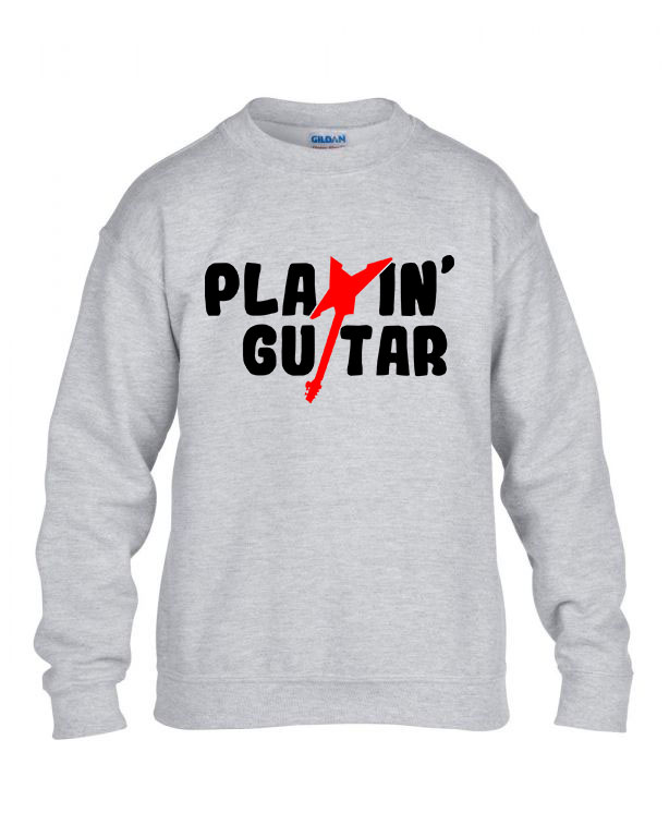 gitár gitáros Sportszürke Gyerek Pulóver