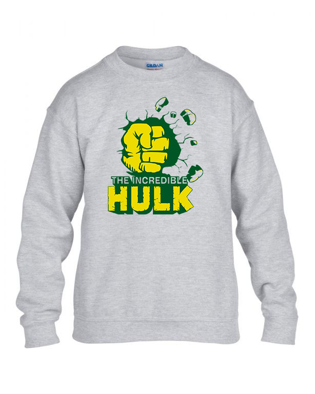 hulk smash Sportszürke Gyerek Pulóver
