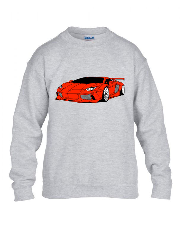 ferrari Sportszürke Gyerek Pulóver