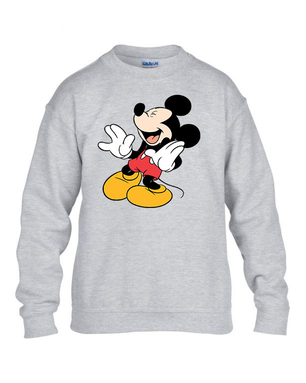 mickey egér Sportszürke Gyerek Pulóver