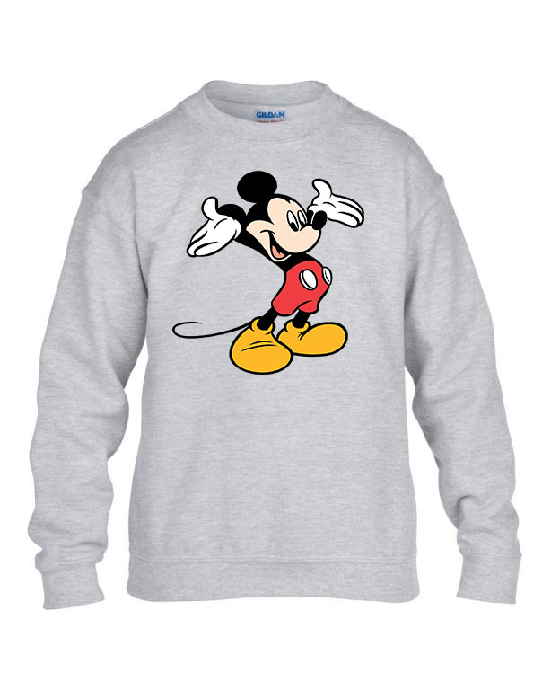 mickey egér Sportszürke Gyerek Pulóver