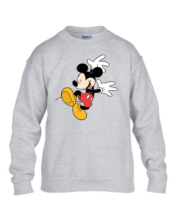 mickey egér táncol Sportszürke Gyerek Pulóver