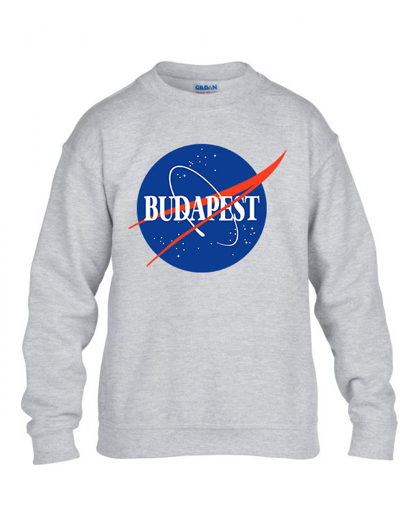 budapest magyarország nasa Sportszürke Gyerek Pulóver