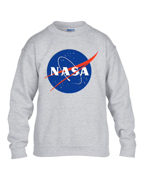 NASA Sportszürke Gyerek Pulóver