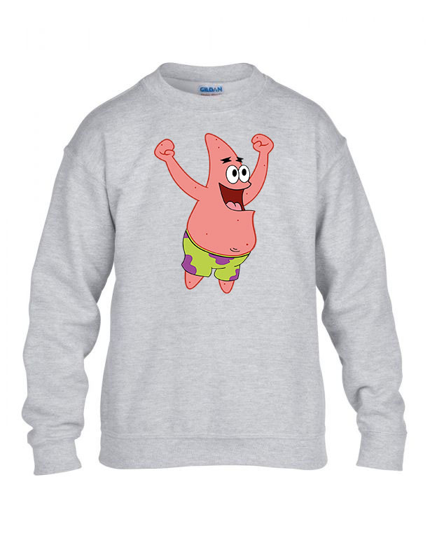 patrik csillag spongya bob Sportszürke Gyerek Pulóver