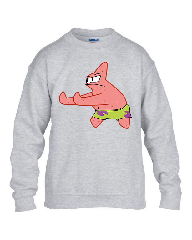 patrik csillag spongya bob Sportszürke Gyerek Pulóver