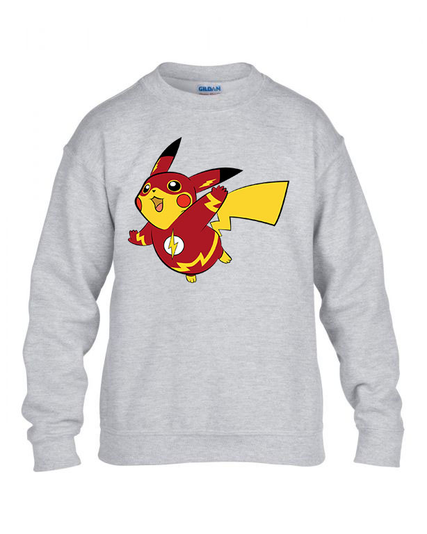 pokemon pikachu Sportszürke Gyerek Pulóver