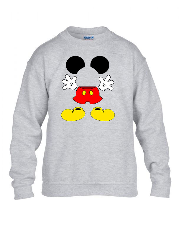 Mickey egér Sportszürke Gyerek Pulóver