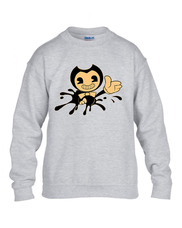 bendy and the inkmachine Sportszürke Gyerek Pulóver