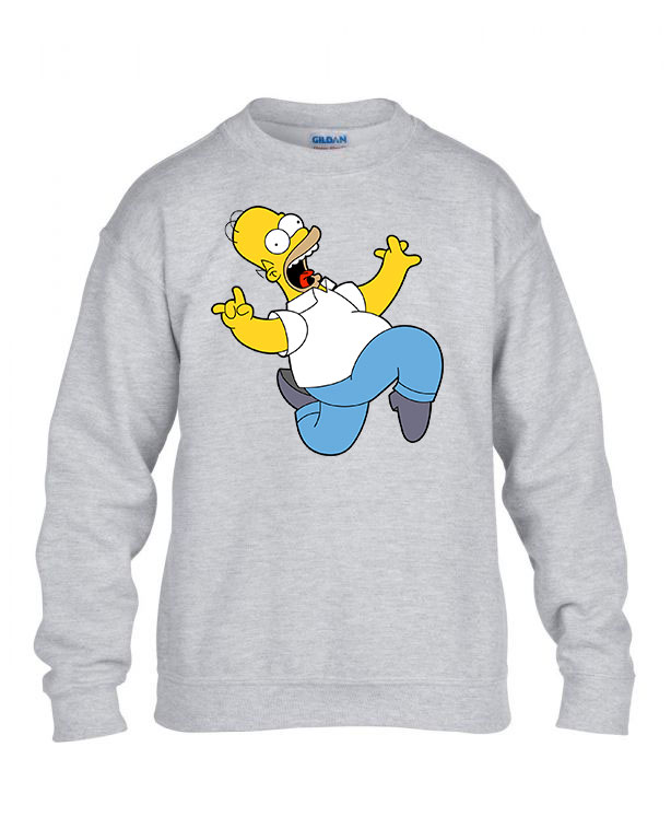 homer simpson Sportszürke Gyerek Pulóver
