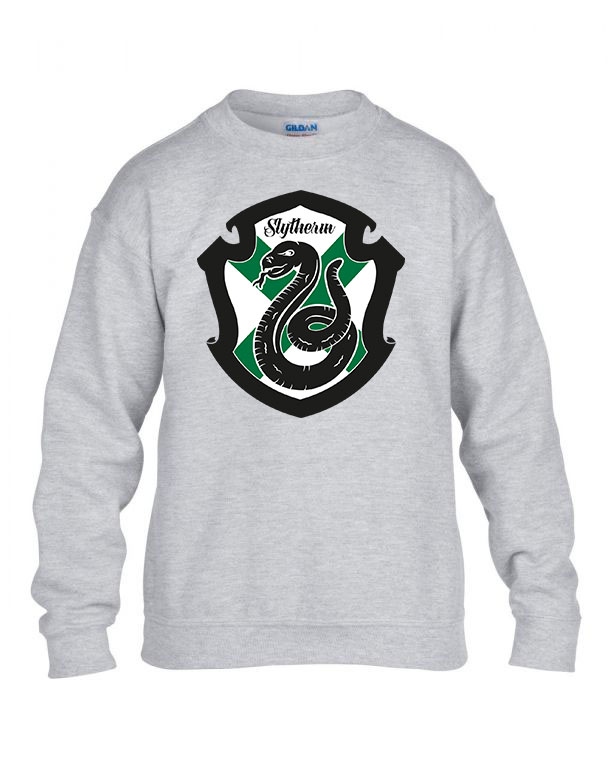 slytherin mardekár harry potter Sportszürke Gyerek Pulóver