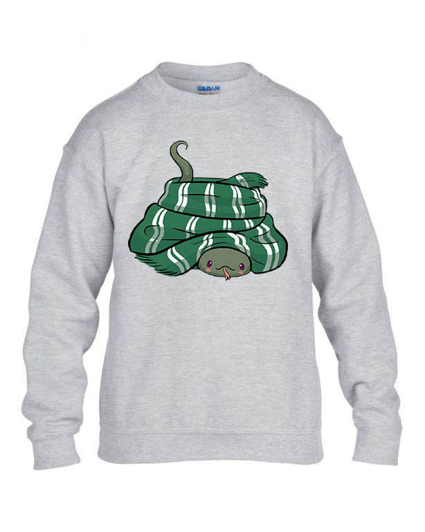slytherin mardekár harry potter Sportszürke Gyerek Pulóver