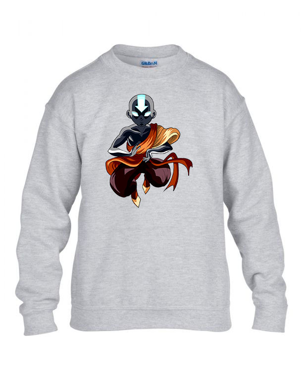avatar aang legendája léghajlító Sportszürke Gyerek Pulóver