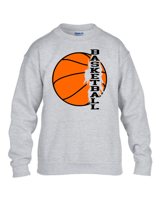 kosár kosaras basketball Sportszürke Gyerek Pulóver