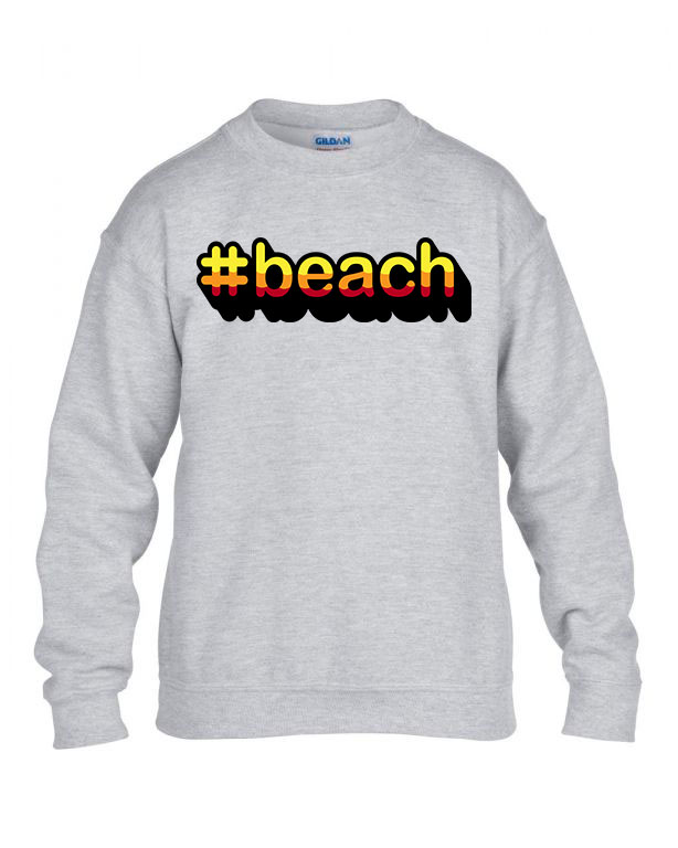 beach nyár nyaralás Sportszürke Gyerek Pulóver