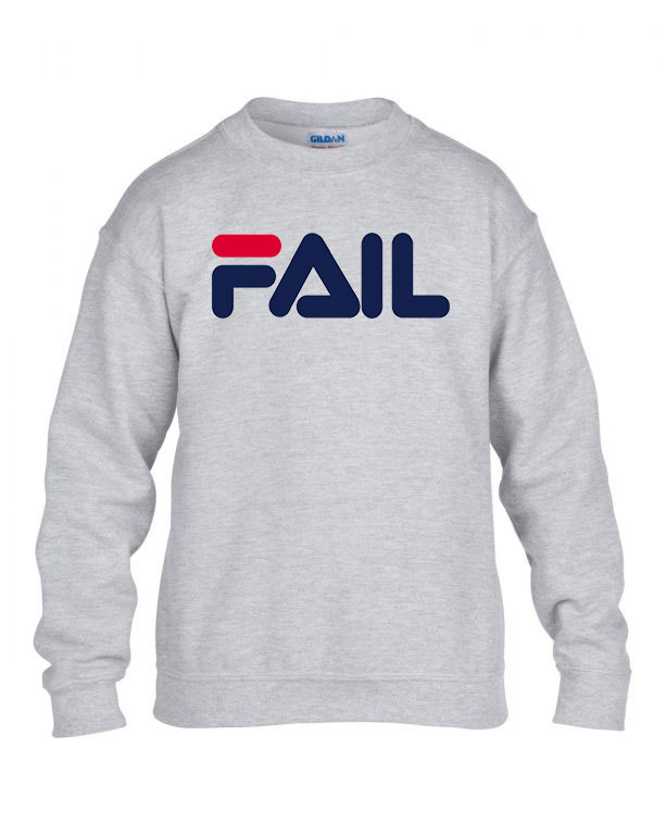 Fail fila humor Sportszürke Gyerek Pulóver