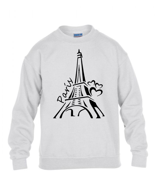 Párizs francia eiffel torony Fehér Gyerek Pulóver