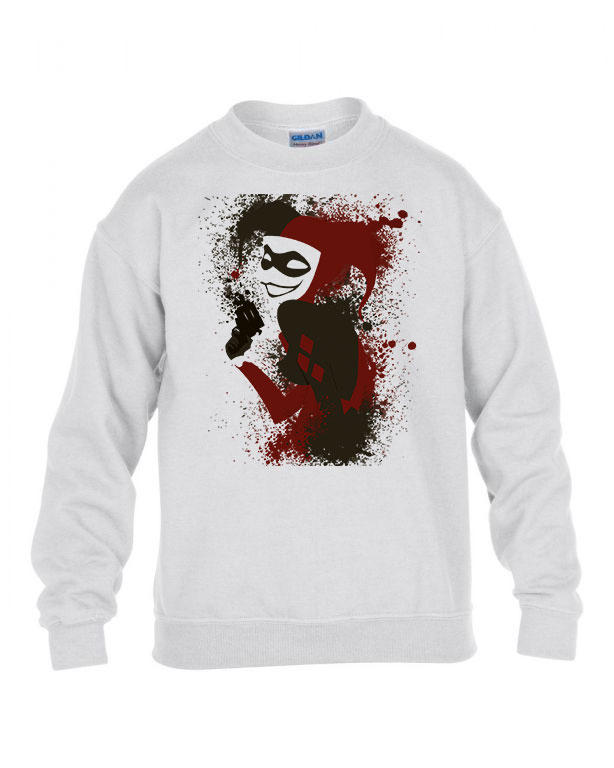 Harley Quinn Fehér Gyerek Pulóver