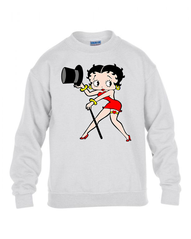 betty boop Fehér Gyerek Pulóver
