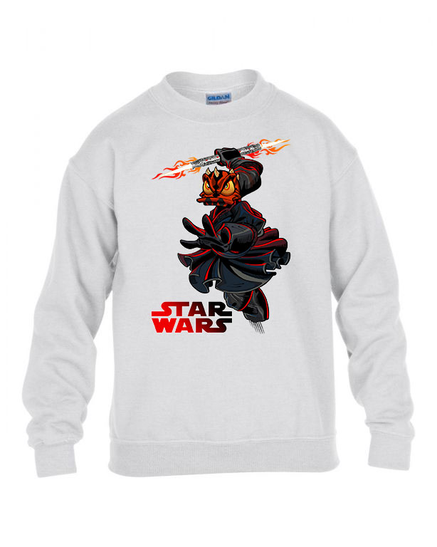darth maul donald kacsa Fehér Gyerek Pulóver