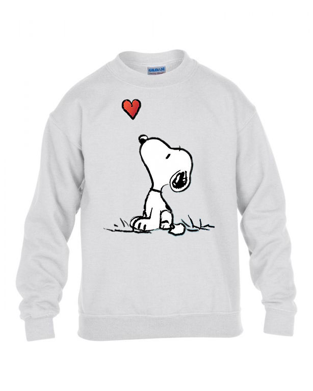 snoopy kutya Fehér Gyerek Pulóver