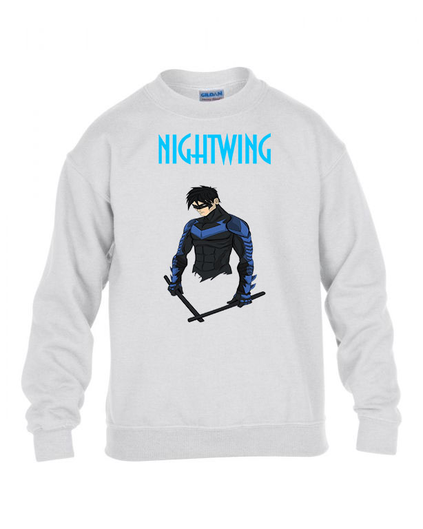 nightwing dc Fehér Gyerek Pulóver