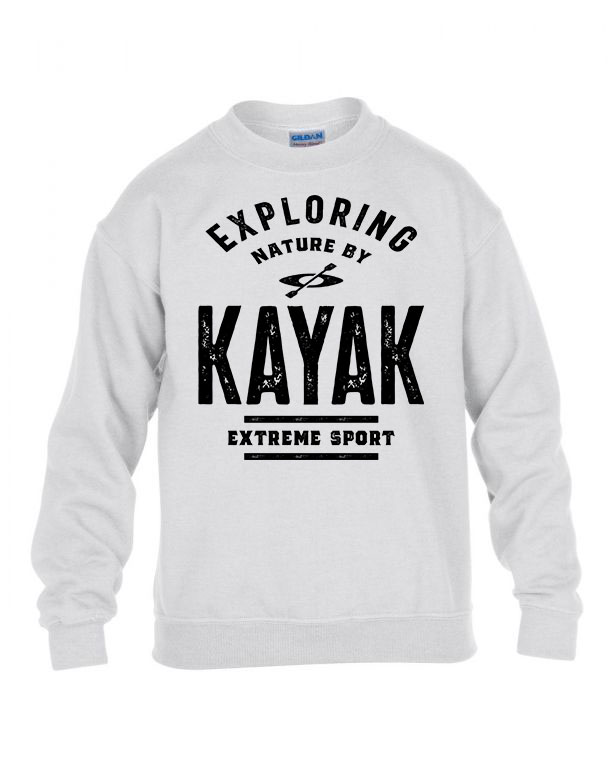 kajak kenu kayak Fehér Gyerek Pulóver