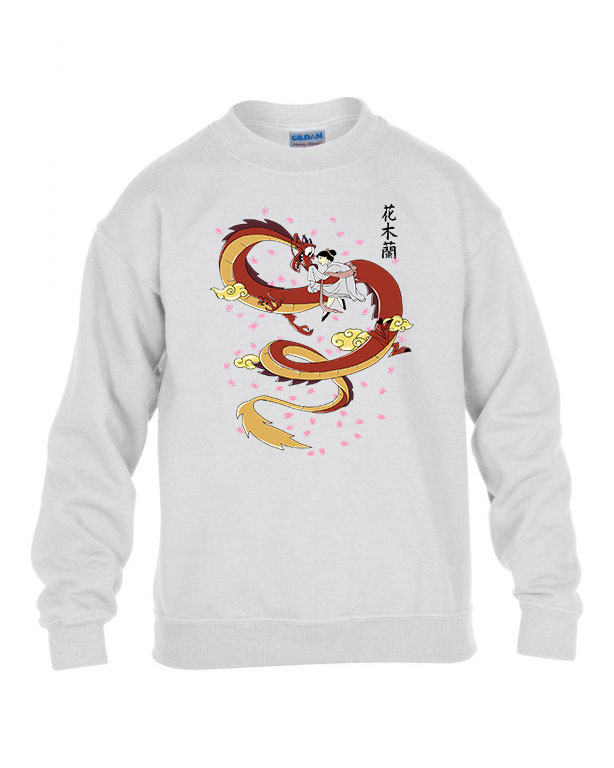 mulan mushu Fehér Gyerek Pulóver