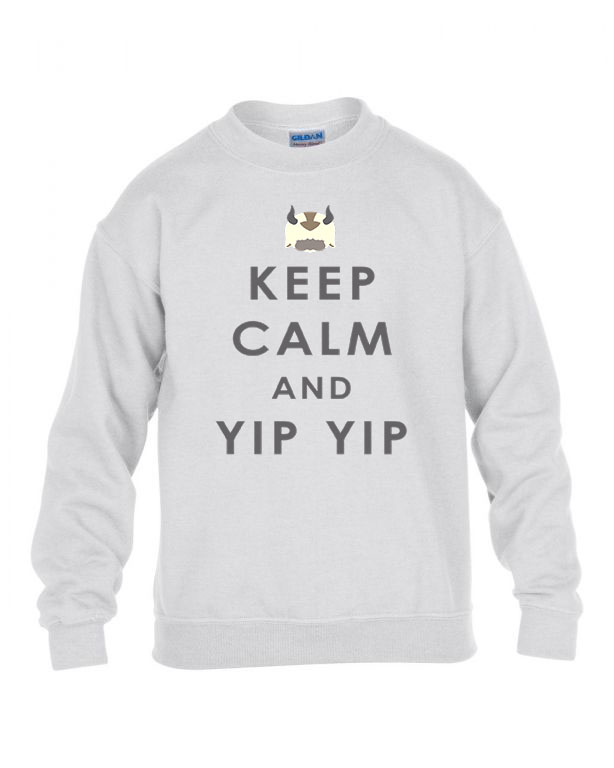 avatar appa yip yip Fehér Gyerek Pulóver