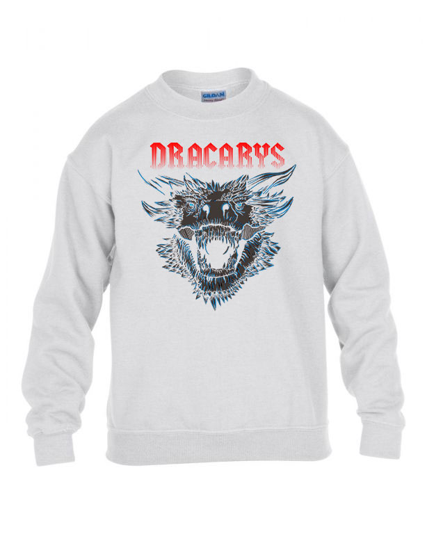 dracarys game of thrones trónok harca Fehér Gyerek Pulóver