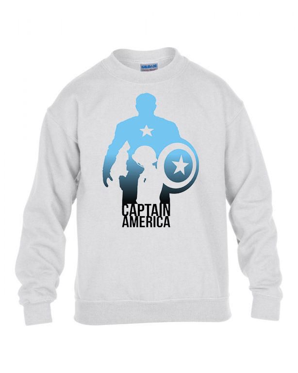 amerika kapitány captain america Fehér Gyerek Pulóver